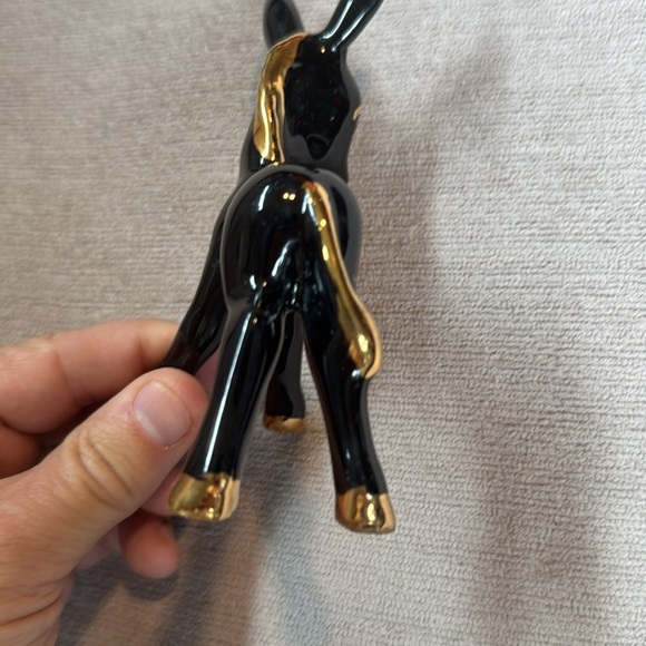 Vintage Donkey Figurine Hand Painted in Japan Vintage Grindley White Donkey - Picture 7 of 8